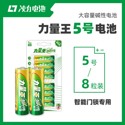 凌力電池5號(hào)堿性力量王電池5號(hào)玩具五號(hào)鼠標(biāo)空調(diào)遙控器AA電池1.5v