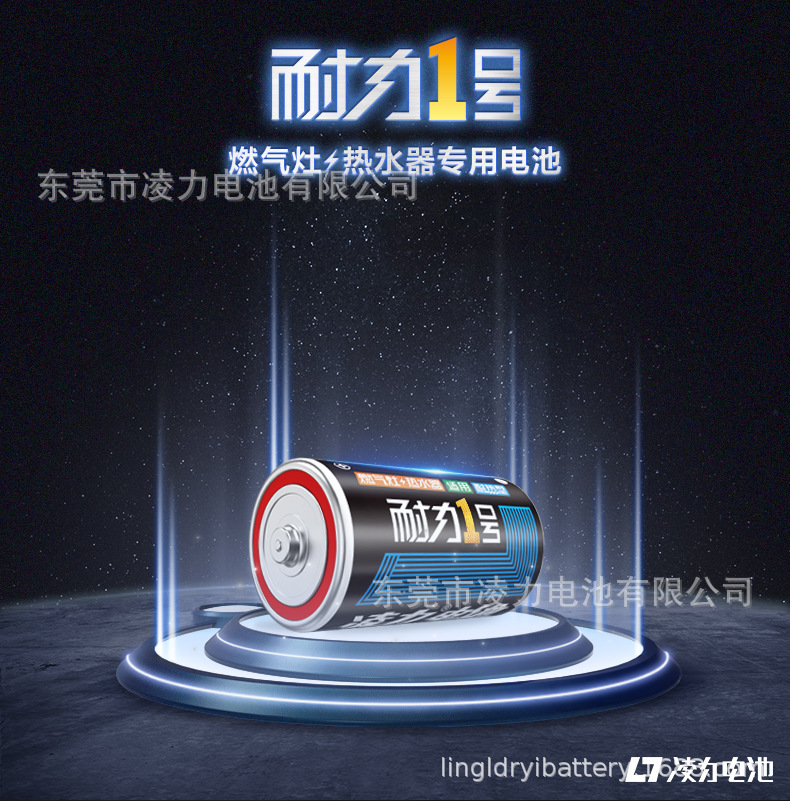 1號高容量耐力王電池，熱水器專用，灶具專用，大號，R20P
